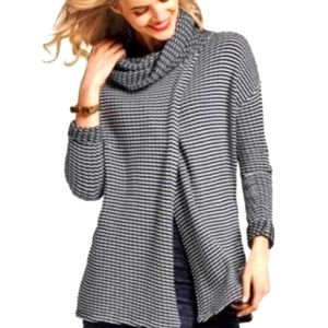 Cabi Fergie Split Turtleneck Sweater XL
